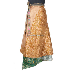 New Hot Casual Wear Sari Silk Long <b>Wrap</b> Skirts for Girls Magic 38" <b>Sarong</b> Pareo Custom Latest Design Women Fashion Wear Women - Product Image 5