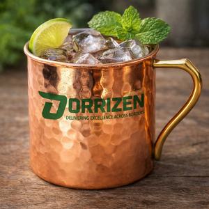 Tasses à bière et à café réutilisables en cuivre pur certifié, classiques et minimalistes, 400 ml, écologiques, avec poignée, pour les fêtes de Noël - Product Image 3