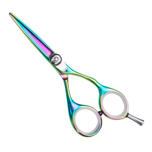 Ciseaux pour la réduction de volume des cheveux, 28 dents, lame à bout arrondi, acier inoxydable, professionnel, pour barbier et salon, bord de rasoir, pour droitiers - Product Image 3