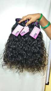 100% Real Natural Raw Indian Curly Hair Top Grade Premium <b>Body</b> <b>Wave</b> Unprocessed Human Hair Machine Double Weft Luxury Bundles - Product Image 5