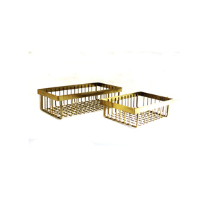 Premium Iron Wire Storage <b>Basket</b> with Minimal Open Frame for Fruit <b>Bread</b> Kitchen and Home Organizer - Product Image 4