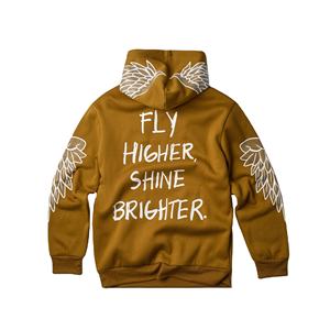 เสื้อฮู้ดดี้ผ้าฟลีซฤดูหนาวคุณภาพพรีเมียมสั่งทำพิเศษ ผ้าฝ้าย 100% หนัก 350 กรัม ประดับคริสตัลเต็มตัว พร้อมปักโลโก้ - Product Image 4