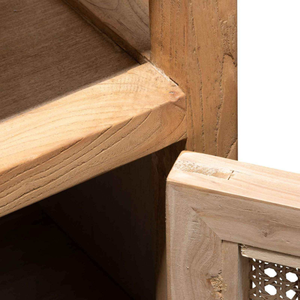 Vitrina de Estilo Lujoso en Madera de Teca con Diseño Moderno para Decoración de Muebles del Hogar - Product Image 5