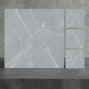 Azulejos de Porcelana Pulida Blancos de 600x600mm, 18mm/20mm, Efecto Mármol Brillante, Resistentes al Ácido, Modernos, para Interiores, Baños y Exteriores - Product Image 3