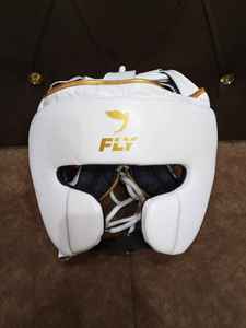 Nouveau casque de boxe professionnel intégral en cuir véritable, rembourré, protecteur, réglable, équipement d'entraînement, casque de boxe - Product Image 1