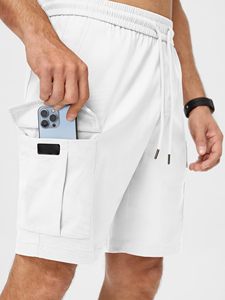 Tela ligera para uso en verano y actividades al aire libre Pantalones cortos deportivos para hombre Tela transpirable para gimnasio, fitness y correr - Product Image 1