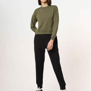 Sudadera de Forro Polar Personalizada para Mujer, de Alta Calidad, Informal, de Manga Larga, Transpirable, Ligera, para Invierno, Servicio OEM, Moderna - Product Image 6