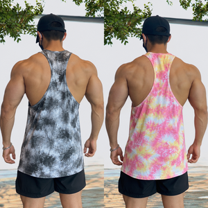 Camisetas de tirantes deportivas para hombre, informales, para gimnasio, culturismo, de tejido sólido, transpirables, de secado rápido, de poliéster/malla - Product Image 3