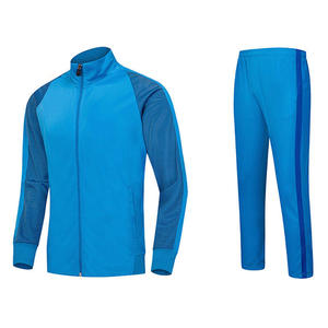 Ensemble de survêtement athlétique pour homme en polyester, tenue de jogging, ensemble de vêtements de sport pour la course et l'entraînement, fournisseur OEM - Product Image 5