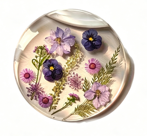 Juego de posavasos decorativos artísticos de resina con diseños coloridos incrustados para restaurantes, cafeterías y hogares de lujo. - Product Image 2