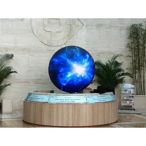 Innen P1.5 P2 P2.5 P3 P4 P5 LED Digital Ball 4M Videowand RGB 3D Globe Globes Große LED-Kugel Display Kuppel LED-Bildschirm