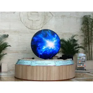 Bola Led Digital P1.5 P2 P2.5 P3 P4 P5, bola Led Digital dinding Video 4M Rgb Globe 3D bola Led besar layar kubah tampilan