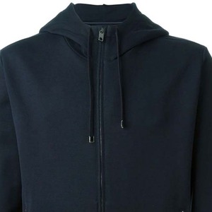 Sudadera con capucha y cremallera para hombre, de alta calidad, al por mayor, manga larga, fabricada en fábrica, estilo urbano, servicio OEM, bordada, teñida lisa, para otoño - Product Image 6