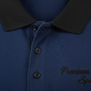 Camisas Casuales Transpirables Bordadas Personalizadas al por Mayor para Hombre, Material de Poliéster/Algodón, Secado Rápido, Tallas y Colores Personalizables - Product Image 5