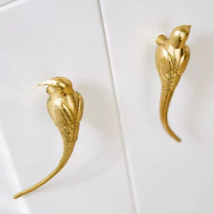 Heart-Shaped Knobs, <b>Pulls</b> & Handles (Chrome, <b>Gold</b>, Bronze, Brass) Cabinet, <b>Drawer</b> & Kitchen Hardware Metal Knob - Product Image 4