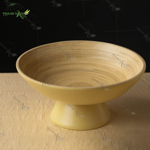 Mới Đến Tre Trái Cây Bát Màu Đỏ Đứng Tùy Chỉnh Thân Thiện Với Môi Phân Hủy Sinh Học Phục Vụ Món Ăn Cho Nhà Bếp Bảng Hiển Thị Đảng - Product Image 6