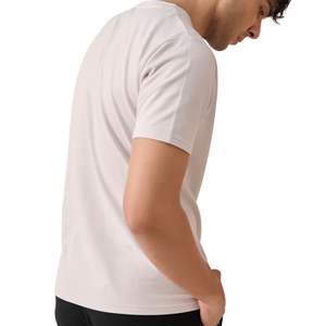 Camiseta de Algodón de Color Sólido para Hombre, de Primera Calidad, Cuello Redondo, Manga Corta, Informal, con Impresión de Logotipo Personalizado, Proveedor de Camisetas al por Mayor - Product Image 4