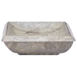 19.7 in marmo grigio "x 13.8" x 3.9 "lavello da bagno prodotto di qualità Premium - Product Image 4