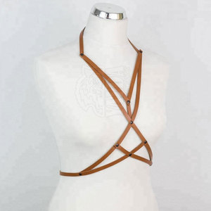 Harnais en cuir respirant, nouveau design, léger, ajustable, prix de gros abordable, fabriqué au Pakistan - Product Image 4