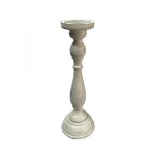 Porte-bougie en bois d'inspiration patrimoniale, artisanat traditionnel pour les intérieurs rustiques et les arrangements de bougies décoratifs - Product Image 4