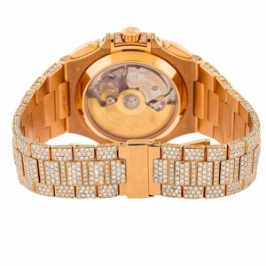 Reloj de Lujo para Hombre, Cuadrado, Clásico, con Incrustaciones de Diamantes Moissanite VVS en Oro Rosa, Estilo Hip Hop, Personalizado, de Alta Calidad, con Incrustaciones Completas, de Cuarzo, Edición Limitada - Product Image 4