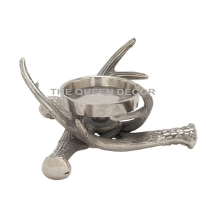 Fabricant de décoration intérieure, bougeoir vintage de luxe, porte-bougie doré pour la décoration de la maison, porte-bougie à 3 compartiments - Product Image 4