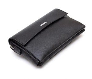 Luxury Genuine Leather <b>Vintage</b> Fashion Mens <b>Clutch</b> Wallet <b>Bag</b> with Large Capacity Portable Design for Travel Cards Cash & Phone - Product Image 2