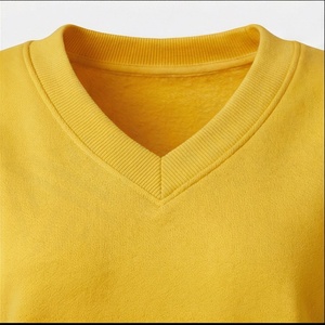 Women's 2 Piece <b>Knitted</b> <b>Set</b> V Neck Long Sleeve Solid Yellow Loose Fit Casual Tops and Above Knee Skirt Suit - Product Image 4
