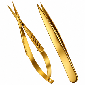 Ciseaux professionnels en acier inoxydable pour la mise en forme des sourcils et des extensions de cils, best-sellers, SEVETLANA - Product Image 3