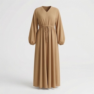 Ceinture de taille pour robe musulmane Abaya, vêtements islamiques modernes de haute qualité en gros, Abaya pour femmes musulmanes en couleur personnalisée - Product Image 1