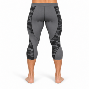 Legging Capri pour homme de haute qualité, tissu doux, coupe confortable et performance flexible pour l'exercice et les activités sportives. - Product Image 3