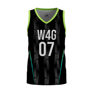 Maillots de basket-ball personnalisés pour jeunes et adultes, impression personnalisée du nom de l'équipe, respirants, anti-transpiration, 100% polyester - Product Image 5