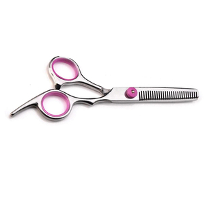 Ciseaux de barbier professionnels 5,5 pouces en acier inoxydable 2026 avec lame et manche en acier, pointe affûtée pour la coupe et l'effilage des cheveux - Product Image 2