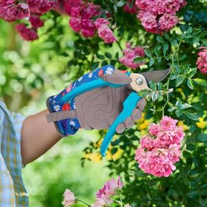 Gants de jardinage en cuir robustes, respirants, compatibles écran tactile, avec grip antidérapant, imperméables, pour l'aménagement paysager et l'agriculture (lot) - Product Image 6