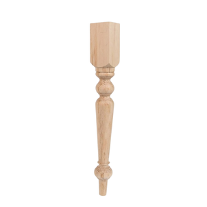 Luxury Solid Rubber Wood Table Legs Decorative Turned Furniture Supports for Dining Room Bedroom and Hotel Furniture Use - Product Image 1