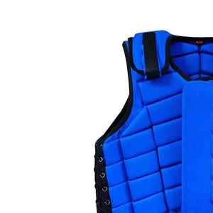 Blue Neoprene Horse Riding Safety Vest <b>Body</b> Protector Unisex Sleeveless Lightweight Equestrian Protective Gear - Product Image 4