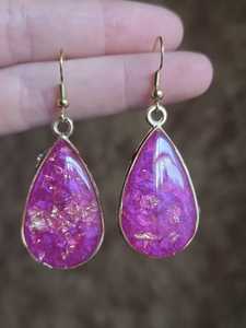 Pendientes de Resina Epoxi Hechos a Mano MN EXPORTS para Mujer, Elegantes, Ligeros, Joyería Islámica de Moda para Fiesta, Regalo - Product Image 2