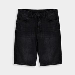 Shorts de mezclilla rasgados estilo casual para hombre, con elasticidad media, estilo urbano, para verano, tipo bermuda. - Product Image 6