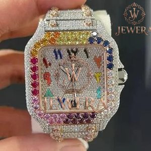 Mossinate Luxury Stainless Steel Gold and Silver Diamond <b>Watch</b> Elegant Timepiece with Genuine Diamonds <b>for</b> Men and Women - Product Image 1