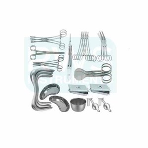 RWS INSTRUMENTS Juego de Instrumentos Quirúrgicos: Bandeja Renal, Portaagujas, Tijeras para Cutículas, Pinzas Adson, Cirugía Ginecológica Clase II - Product Image 2