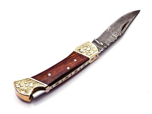Cuchillo Táctico de Acero de Damasco 2026, Nuevo, Venta al Por Mayor Directa de Fábrica, Cuchillo Plegable de Bolsillo, Listo para Enviar, para Supervivencia al Aire Libre - Product Image 2