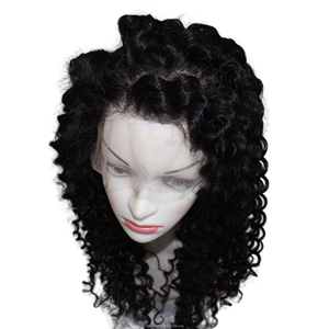 Experimente una textura rica con la peluca de cabello rizado birmano: rizos definidos, comodidad ligera y un estilo bellamente voluminoso. - Product Image 5
