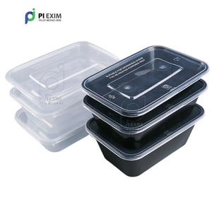 Conteneurs de stockage des aliments sans BPA recyclables à emporter en plastique de qualité avec couvercles passe au micro-ondes pour les importateurs mondiaux - Product Image 4