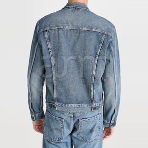 Veste d'hiver en jean Street Wear Factory Design pour homme, design personnalisé, en vente - Product Image 3