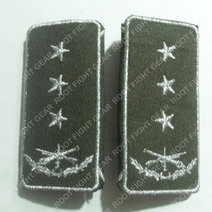 High Quality For Albania Uniform Epaulets Shoulder Board Rank Badge Insignia Customized Shoulder Badge - Product Image 2