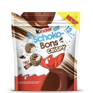 Auténticos Dulces Kinder Schoko-Bons Crispy 89g, Precio de Fábrica, Chocolate Europeo al por Mayor, Venta al por Mayor para Tiendas Minoristas - Product Image 1