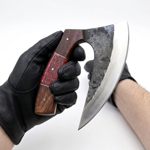 Cuchillo de Cocina Multiusos Tipo Hacha para Pizza, Hecho a Mano, con Mango de Madera de Panal, para Camping, Venta al por Mayor, Fabricante - Product Image 2