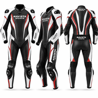 Combinaison de moto en cuir véritable sur mesure, imprimée, pour l'hiver, respirante, unisexe, pour course à haute vitesse