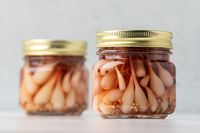 Poireaux marinés de qualité supérieure en saumure, légumes frais et croustillants conservés pour l'exportation en gros