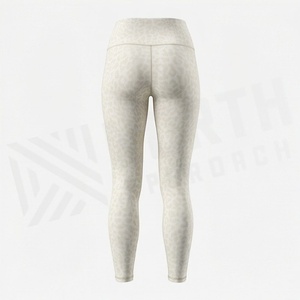 New Arrival High Waist Sublimation Leopard Gym Leggings Women <b>Tie</b> Dye Fitness Yoga Pants Sale Activewear Sports Apparel - Product Image 2